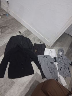 Mixed Clothing Lot – Blazer, Sweats & More