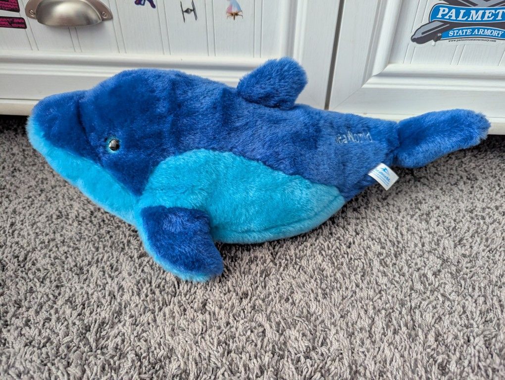 Dolphin stuffed animal from SeaWorld