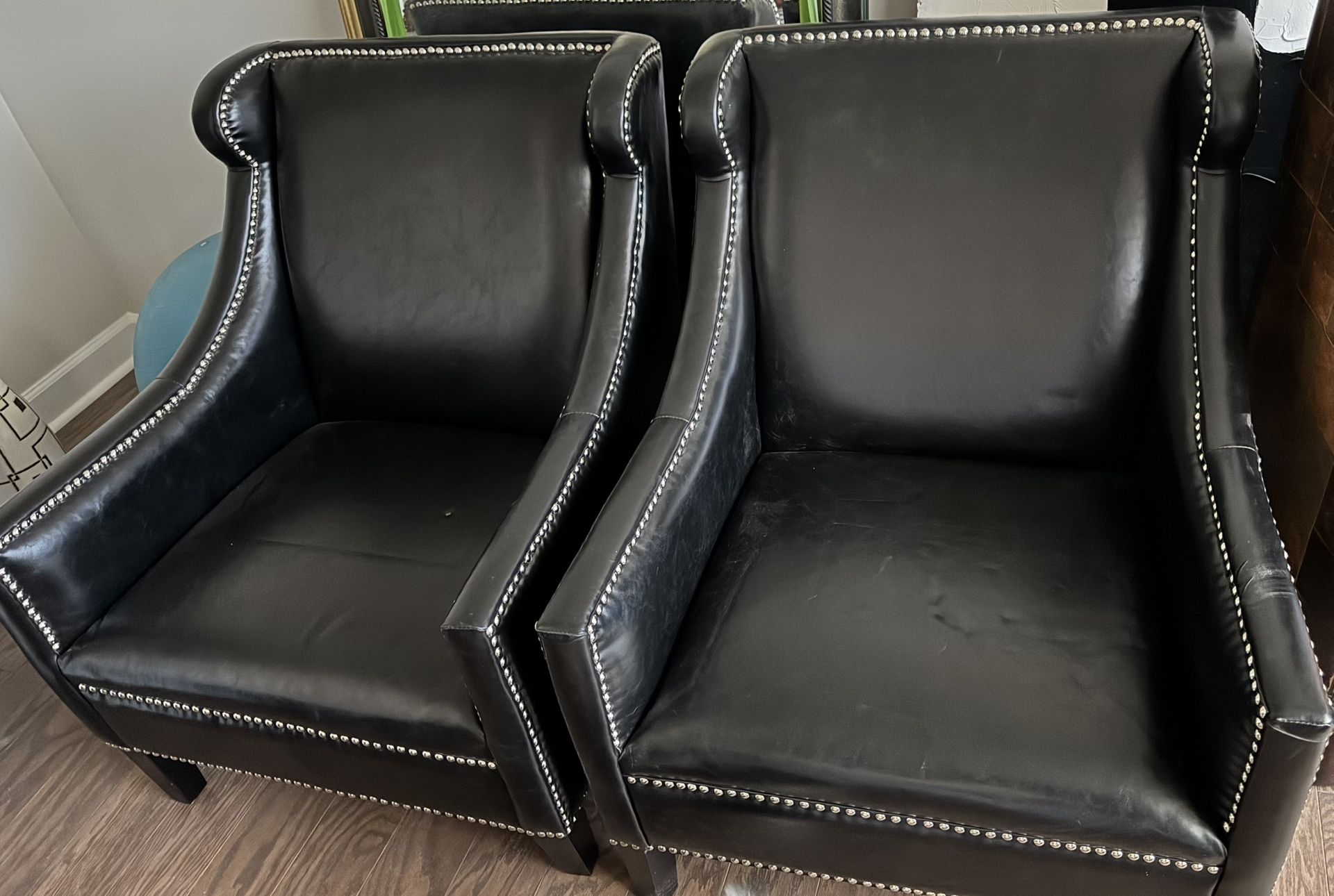 Leather Chairs (Like New) 