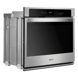 30 in. Single Electric Wall Oven with adjustable self cleaning cycle in Stainless Steel