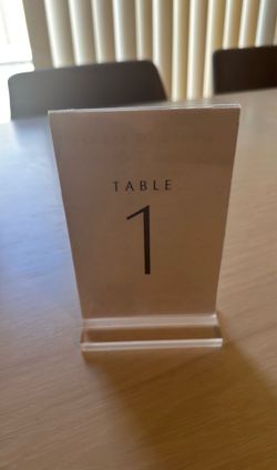 Table signs