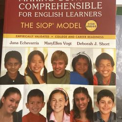 Making Content Comprehensible For English Learners 