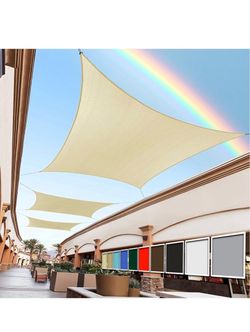 Rectangular sun shade sail