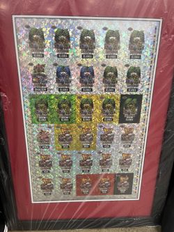 Uncut street fighter cards