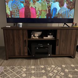 65 inch TV stand For Sale. Almost New. 
