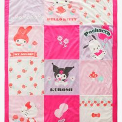 Baby Retro Hello Kitty And Friends Bby Quilt