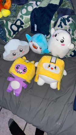 Lankybox Plush Set