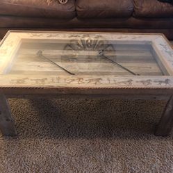 Potato Barn Western coffee Table And end Tables. 