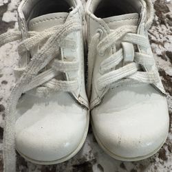 Stride Rite SRT Elliot White Toddler Shoes 2 Pairs Size 4M and 5.5M