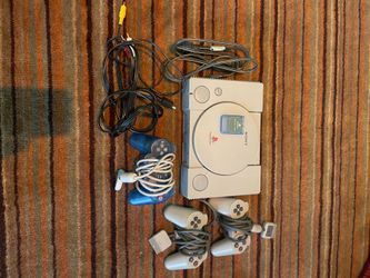 Sony PlayStation with games