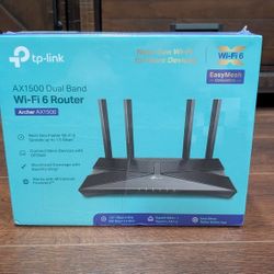 AX1509 Dual Band Wi-Fi 6 Router