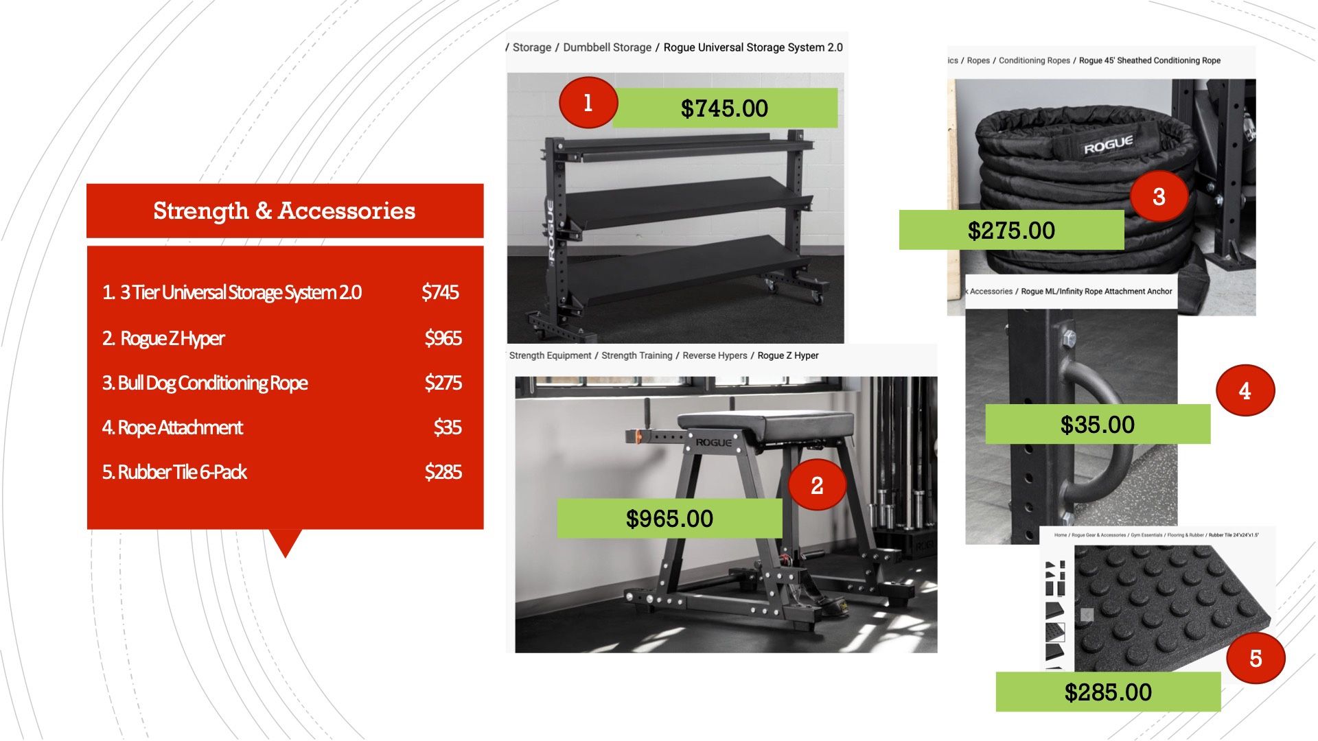 Rogue Gym Equipment - Z Hyper, Universal Storage &  more!