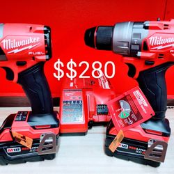 Milwaukee Fuel Drill Set All New 