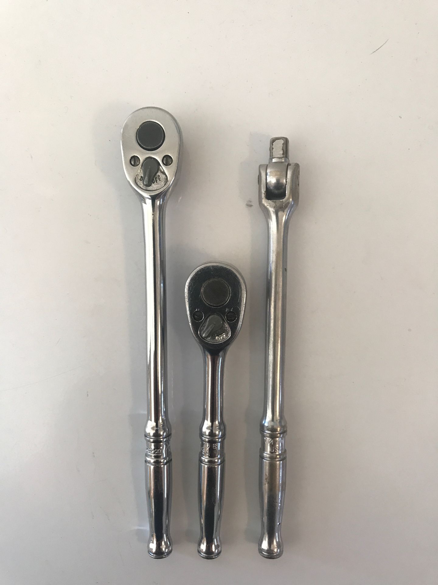 Snap-On 1/4” drive Ratchets and Breaker Bar