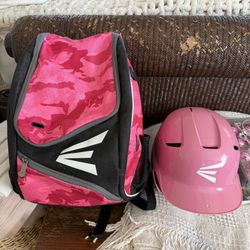 Easton Backpack/ Batting Helmet Youth 