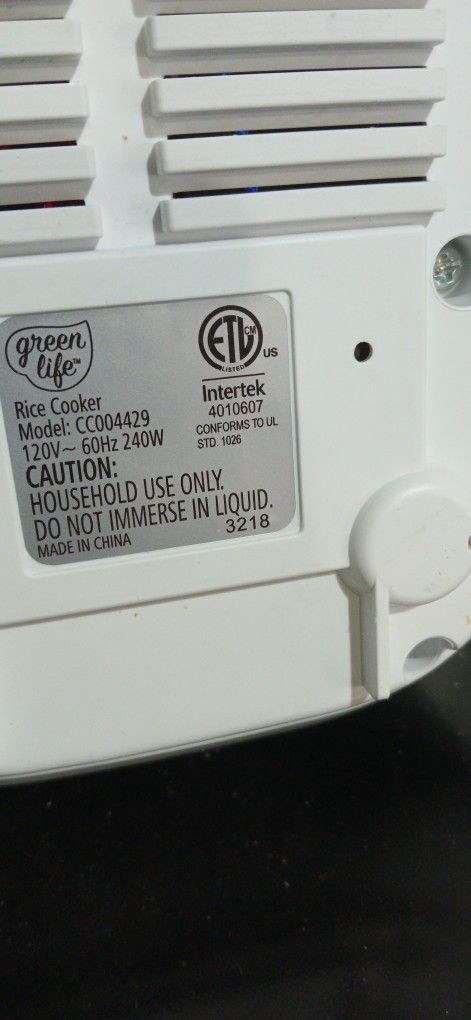 Green Life Rice Cooker (2 Cups)