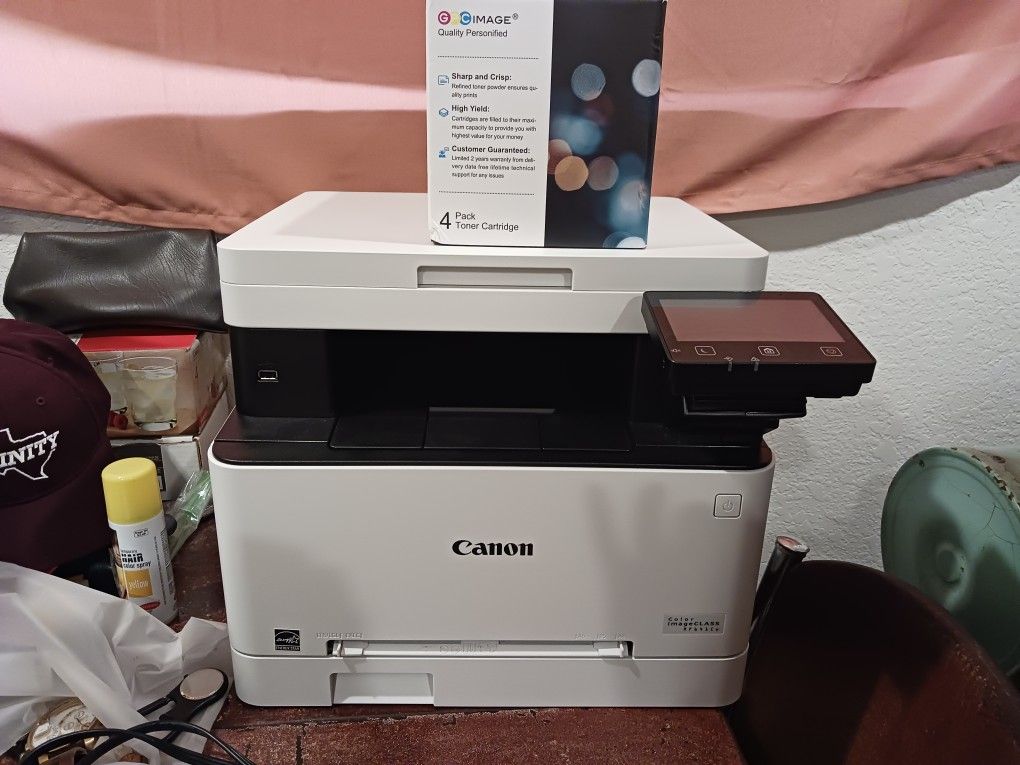Canon Office Printer Multifunction W/New Unopened Box Of Ink