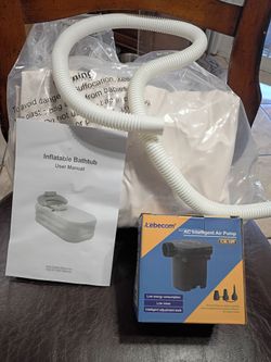 Inflatable bathtub