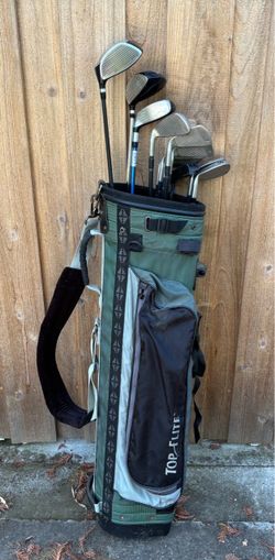 Top Flite Tour golf set (Driver+3w+3hybrid+4i-pw+sw+putter+bag)