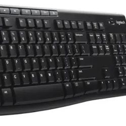 Logitech - MK270 (brand New, Unopened)  Full-size Wireless Membrane Keyboard and Mouse Bundle for PC - Black
