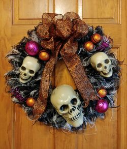 Skull Halloween Wreath 