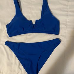 blue bikini 