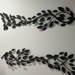 Metal Leaf Wall Decor