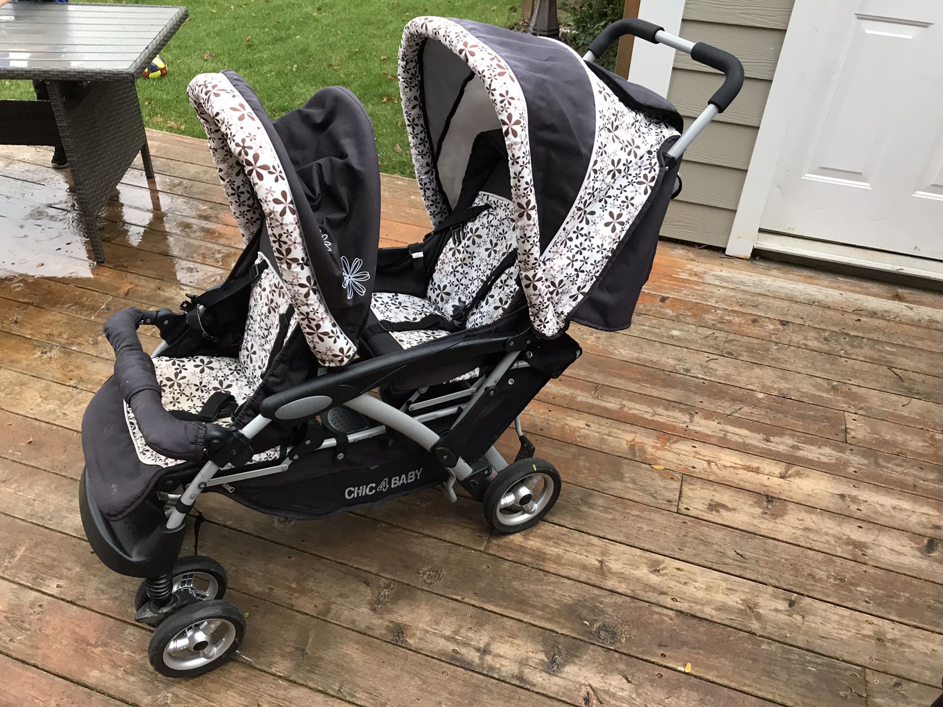 Double Stroller Chic4Baby