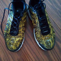 Yellow And Black Nike TN Air Men's Size 11.5