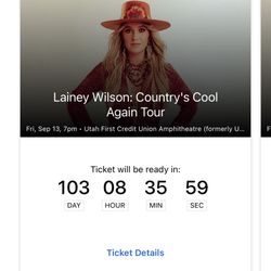Lainey Wilson Pit Tickets Sept 13