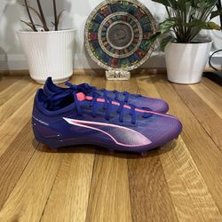 PUMA ULTRA 5 ULTIMATE MXSG Lapis Lazuli Mens Soccer Cleats Size 8 (107883-01)