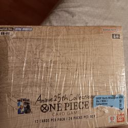 OPEN BOX! One Piece: Extra Booster Anime 25th Collection Box English EB02! 302 Cards In The Box! And I Have Two Boxes For Sale!