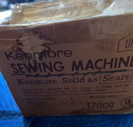 Sears Kenmore 1780o HEAVY DUTY Convertible Sewing Machine Made in Japan 1970s