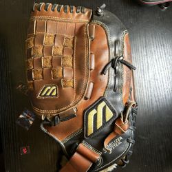 Baseball Glove With Baseball