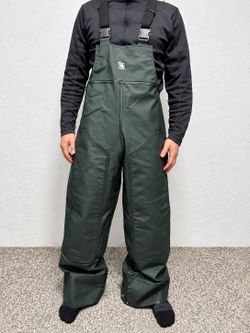 Carhartt Surrey PVC Waterproof Bib Overalls Dark Green Size "M"Workwear