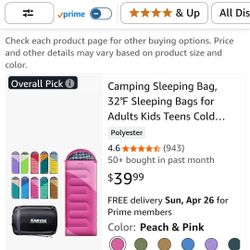 Sleeping Bag KANYAK PINK