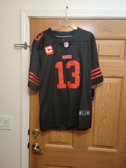 49ERS.  BROCK. PURDY  BLACK JERSEY 