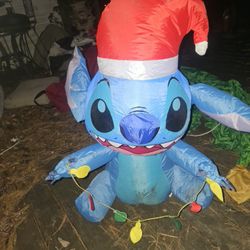 Price Is Firm.. 36-in Stitch Blow Up Christmas Decoration