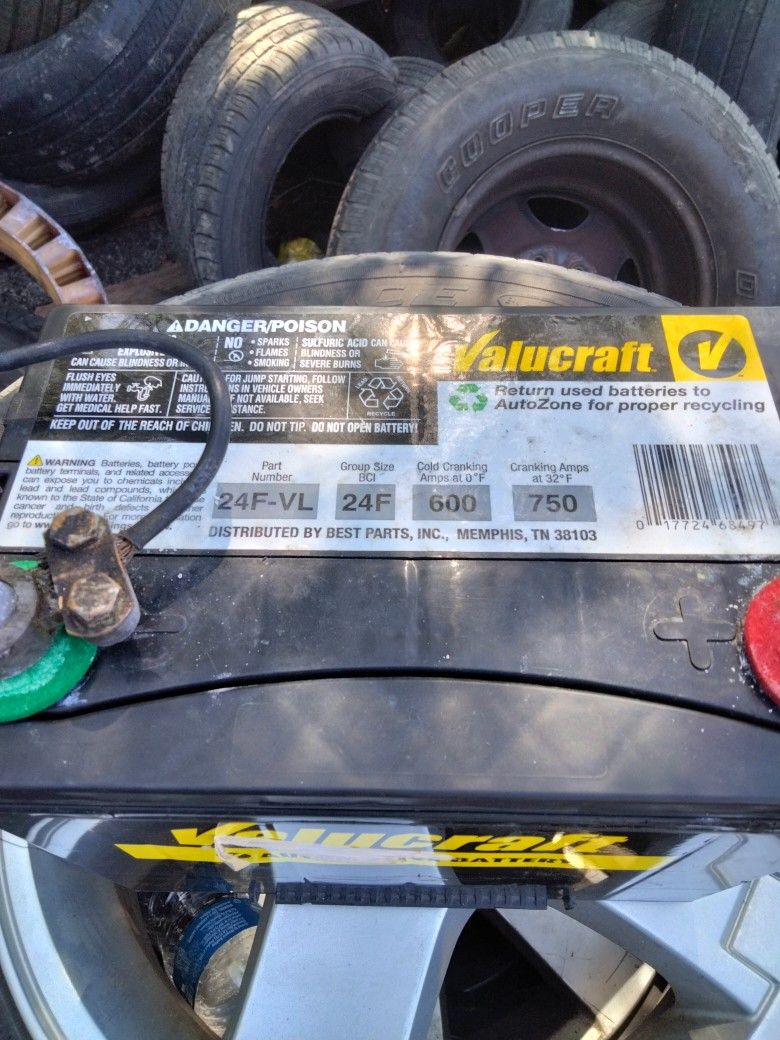 Car Batteries/Rims/Tires