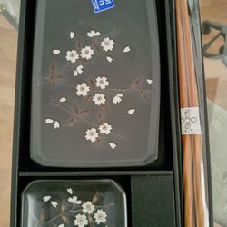 Sousaku Japan Sushi Serving Set NIB 🍣