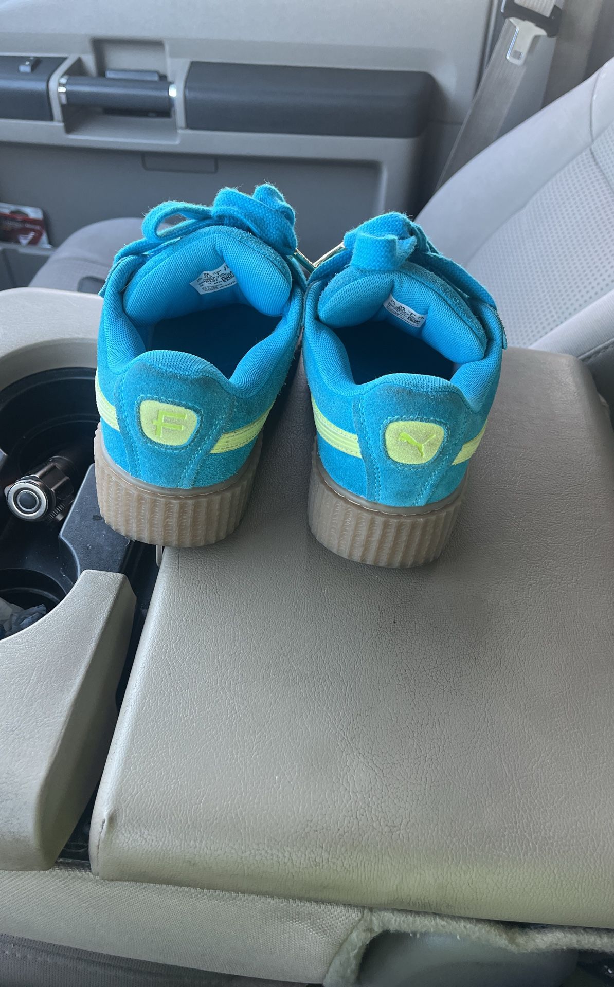 Puma Blue Suede FENTY