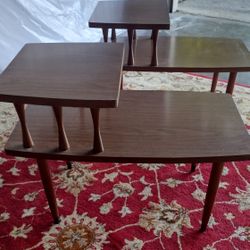 Mid-century Modern End Tables (Set)