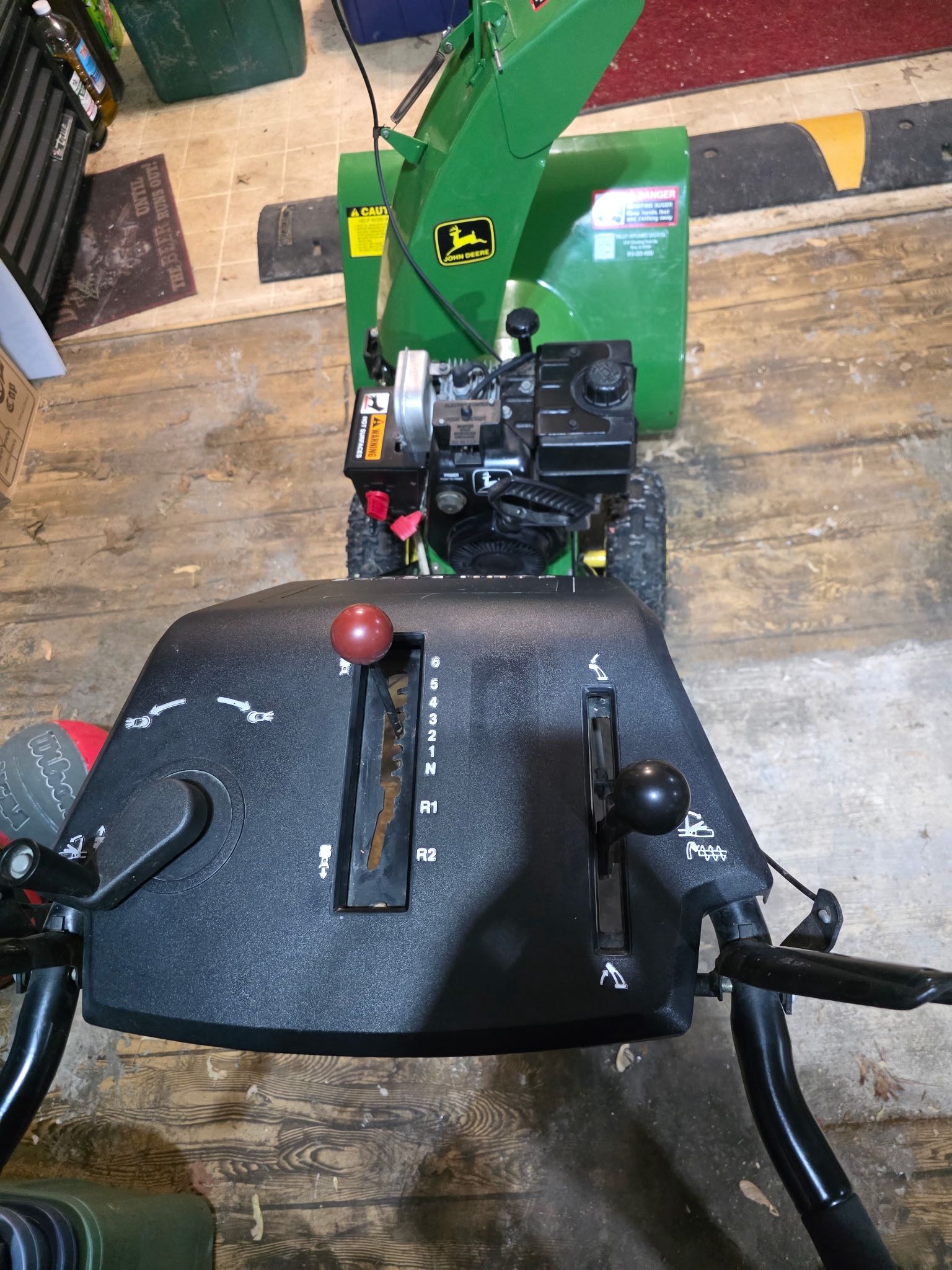 John Deere Gas Snowblower Used Once