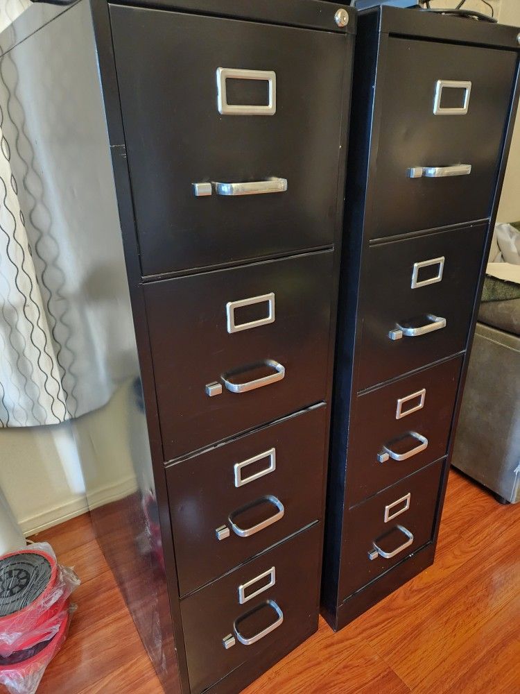 4 Drawer files 2 cabinets , for Office And Home Office