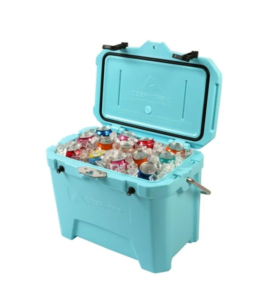 26qt Cooler Rotomolded Bearproof Ice Chest Hard Sided Yeti Pelican Engel RTIC Insulated Marine REI Camp Fishing Sealed Locking Overlander Lifetime BMX
