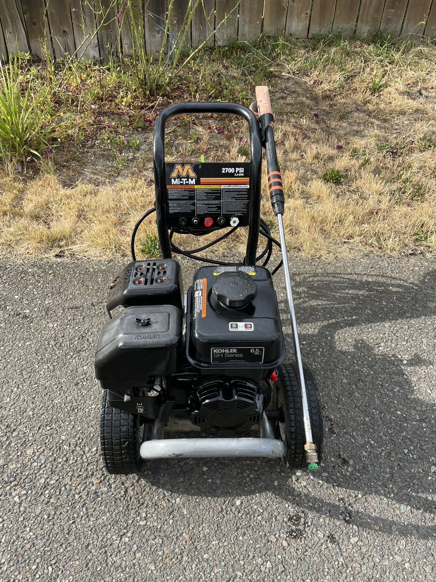 Mtm Pressure Washer 2700 Psi 2.5 Gpm
