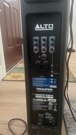 Alto Professional blue tooth enabled portable speaker with mixer and 2 mics