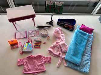 Large Lot of American Girl Our Generation 18" Doll Accessories Clothes