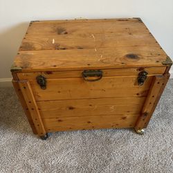 Handcrafted Wood Storage Box