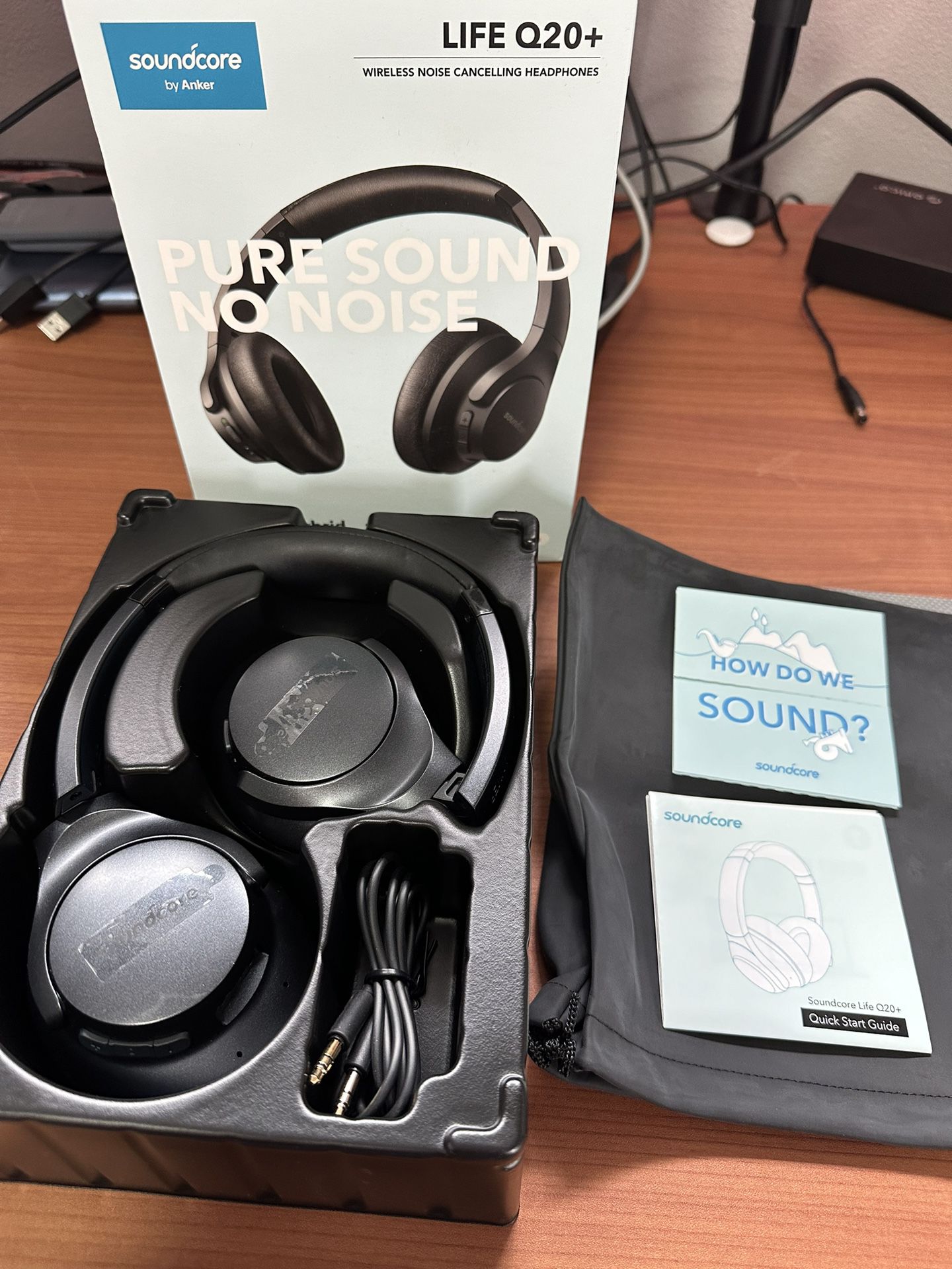 Soundcore by Anker Life Q20+ Active Noise Cancelling Bluetooth Headphones